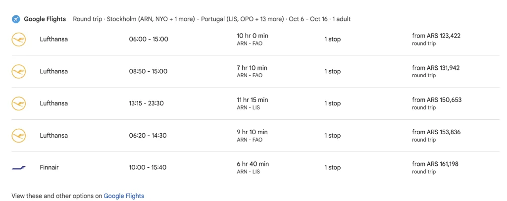 Plan multi-city itineraries with Google Bard and Google Flights