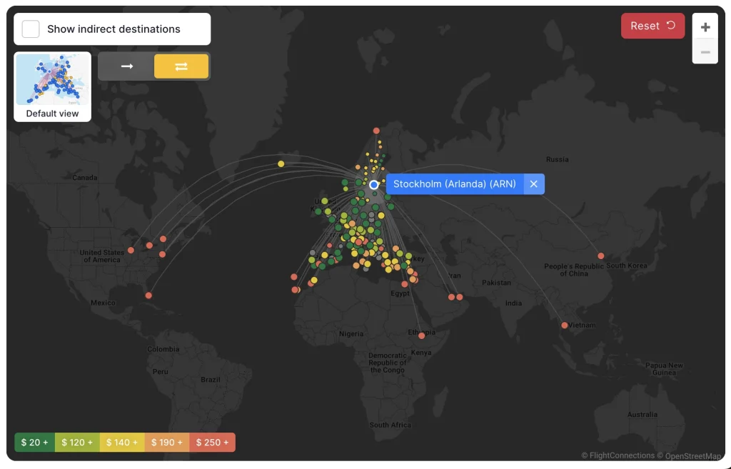 FlightConnections: The Easiest Way To Check Flight Routes (2024) | AirLapse
