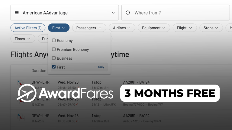 AwardFares Black Friday 2025 sale